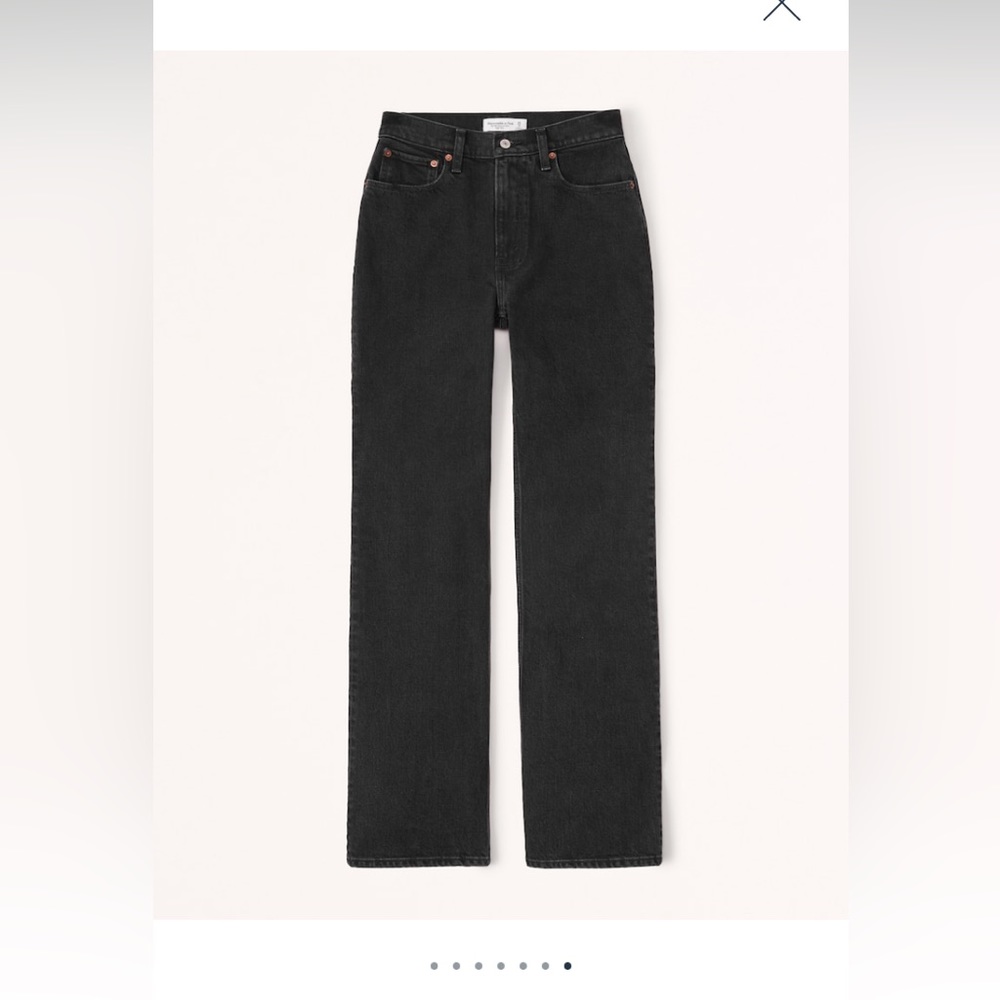 Abercrombie and Fitch Curve Love High Rise 90s Relaxed Jeans